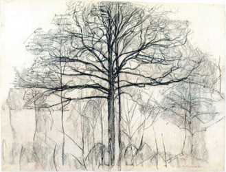 Piet Mondrian  Study of Trees 1 1912