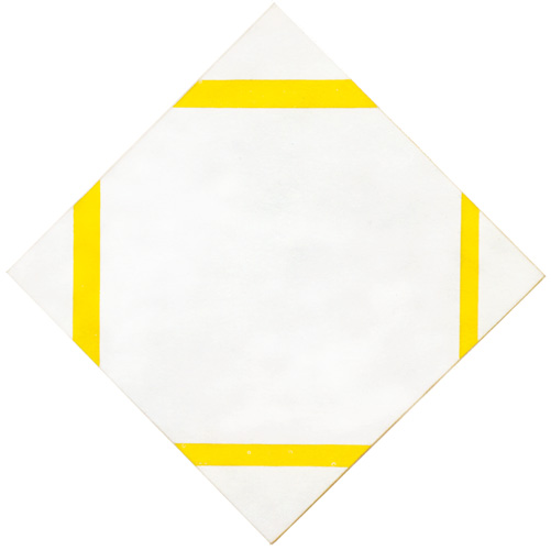 Piet Mondrian Lozenge Composition with Four Yellow Lines 1933