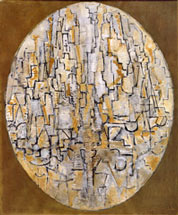 Piet Mondrian, Tableau N. 3, Composition in Oval, 1913