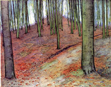 Piet Mondrian  Wood with Beech Trees c. 1899 